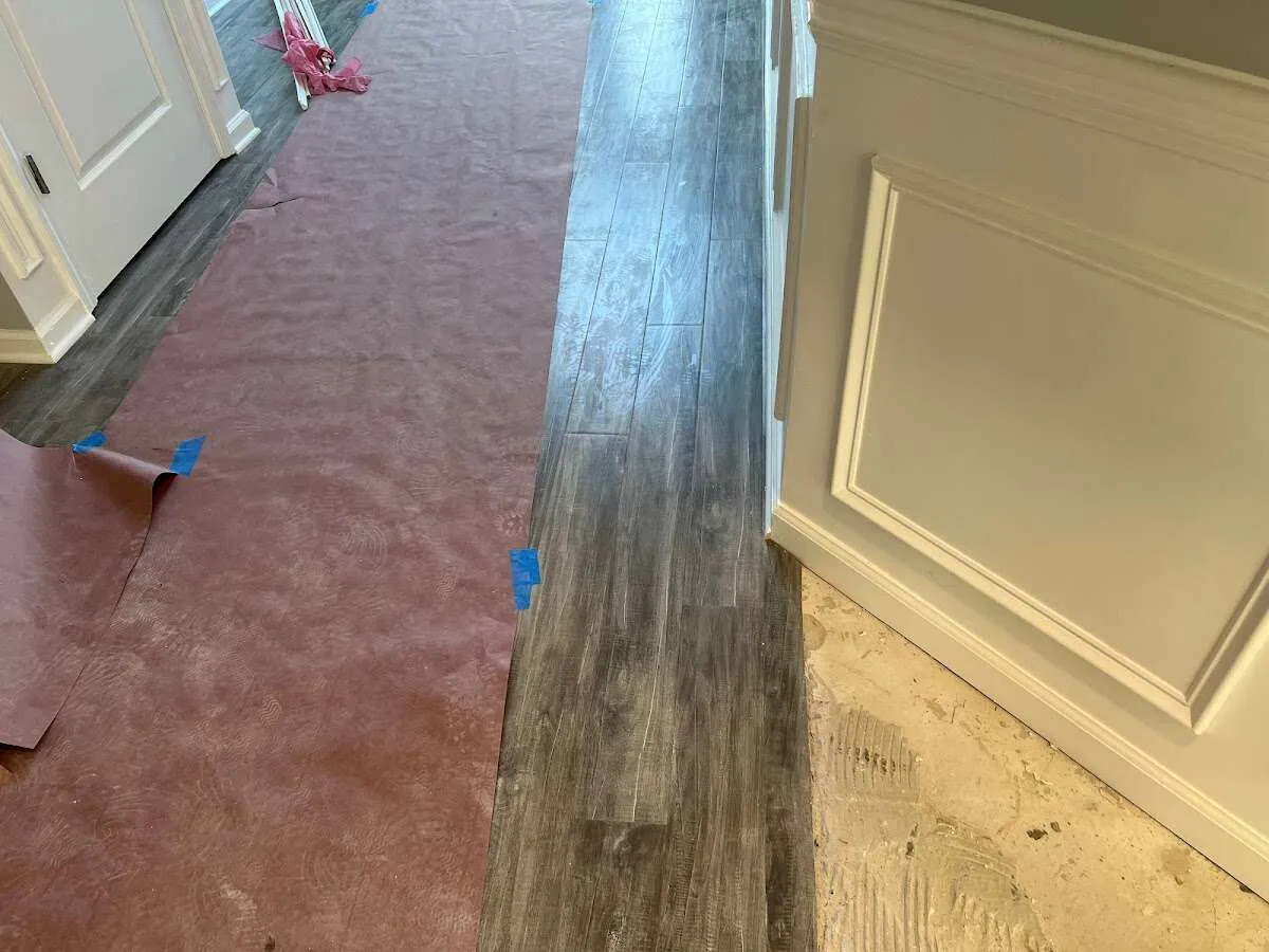 Completed marble shower restoration in Bourne